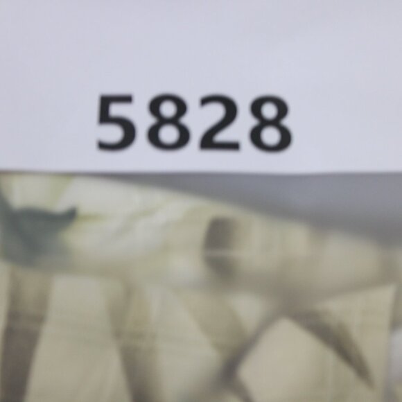 Tommy Bahama Camp Shirt Men Medium Beige Floral Loop Collar Orange 100% Silk S/S - Picture 13 of 13